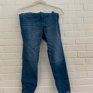 Abercrombie high rise ankle jeans